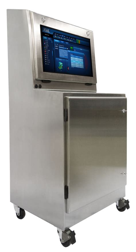 stainless steel computer tower cabinets|NEMA 4X TITAN Computer Enclosure .